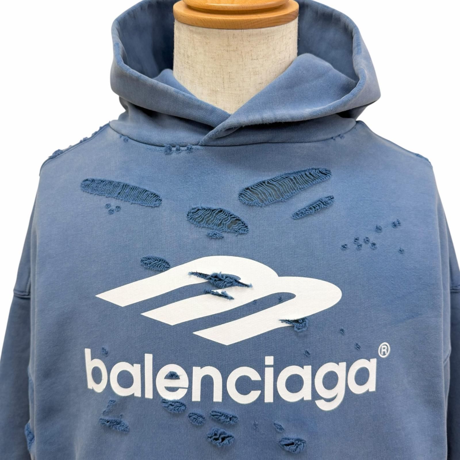 未使用品□BALENCIAGA バレンシアガ 25SS 818598 Destroy Layered