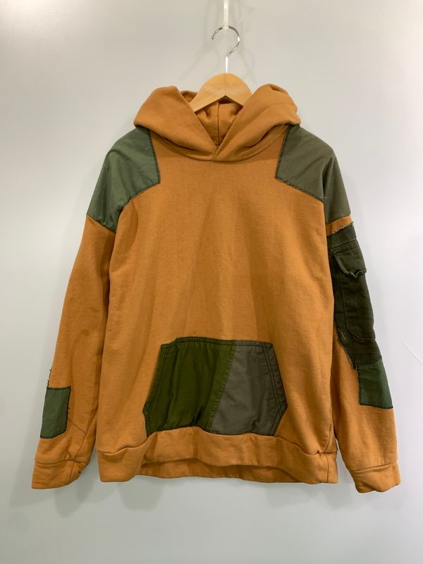 【中古品】 COTE MER コートメール PATCH WORK HOODIE パッチワーク フーディー メンズ スウェット パーカー トップス 【142-260518-em-07-min】