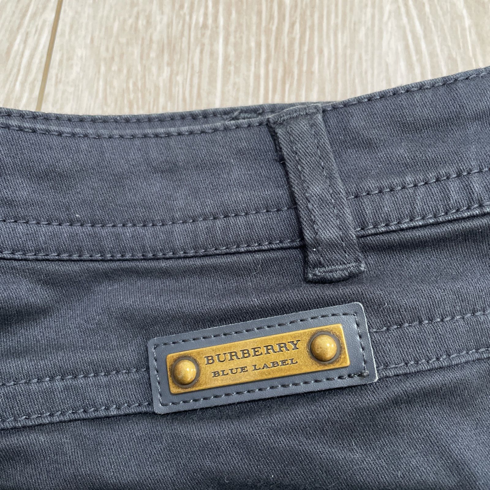 BURBERRY BLUE LABEL バーバリーブルーレーベル スカート ブラック 黒