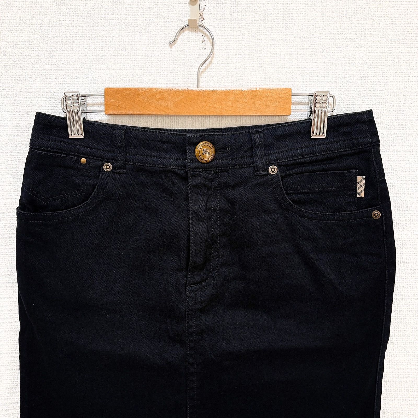 BURBERRY BLUE LABEL バーバリーブルーレーベル スカート ブラック 黒