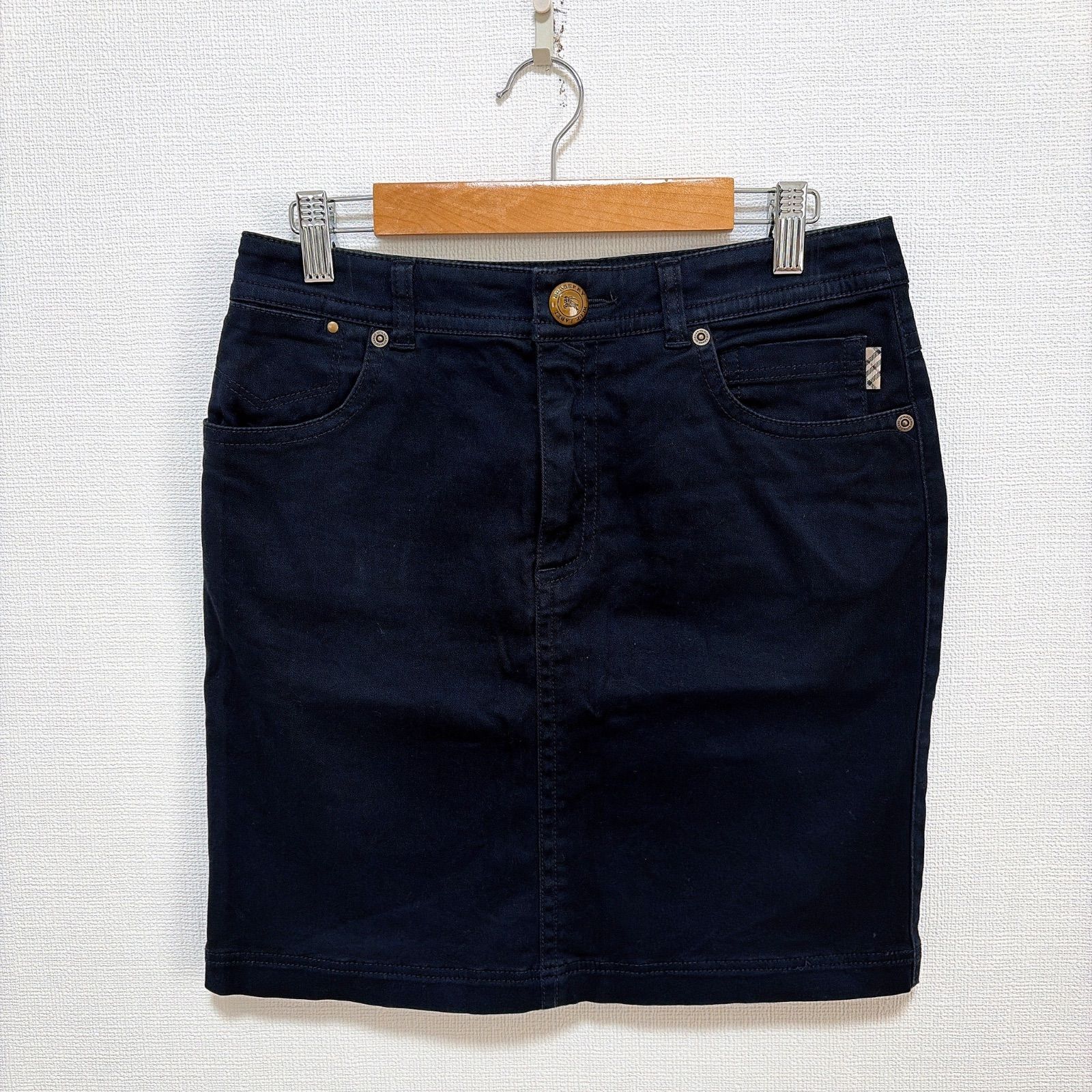 BURBERRY BLUE LABEL バーバリーブルーレーベル スカート ブラック 黒