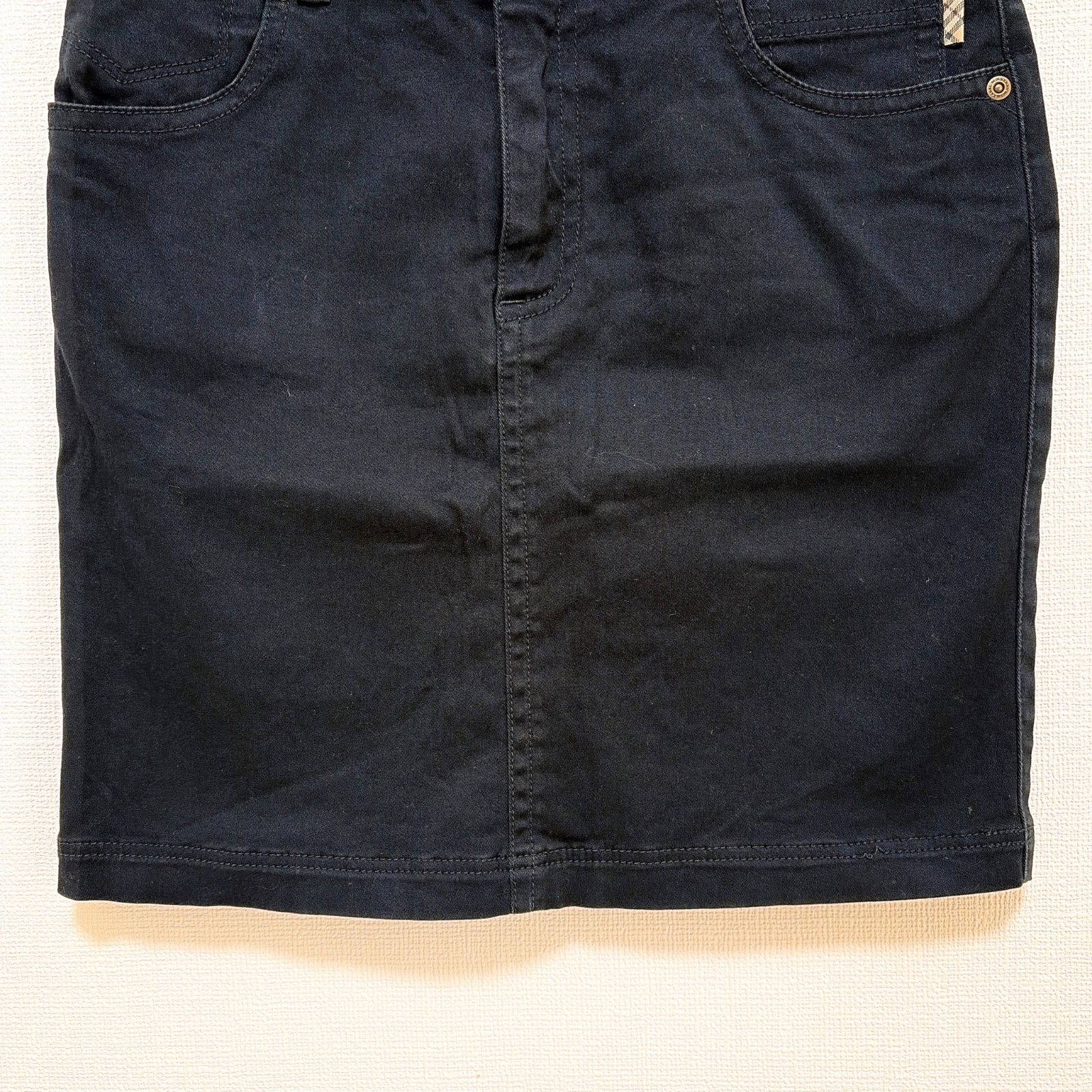 BURBERRY BLUE LABEL バーバリーブルーレーベル スカート ブラック 黒