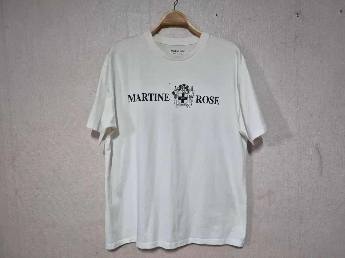マーティン・ローズ ロゴ プリンティング 半袖 Tシャツ 白 XL