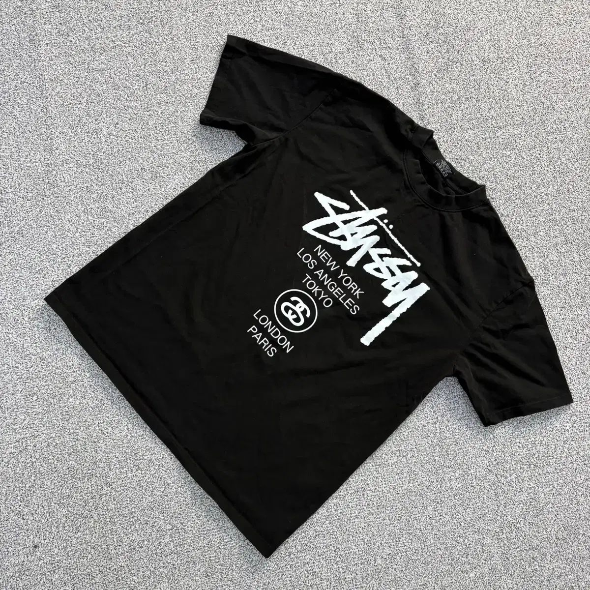 XXL STUSSY ステューシー メンズ 半袖 ワールドツアー Tシャツ 0511J
