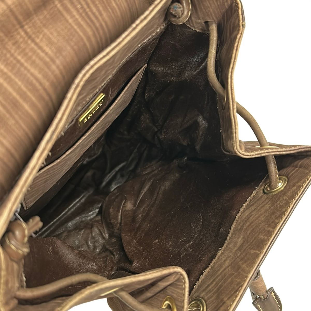 BALLY(バリー) リュックサック - ダークブラウン×ライトブラウン