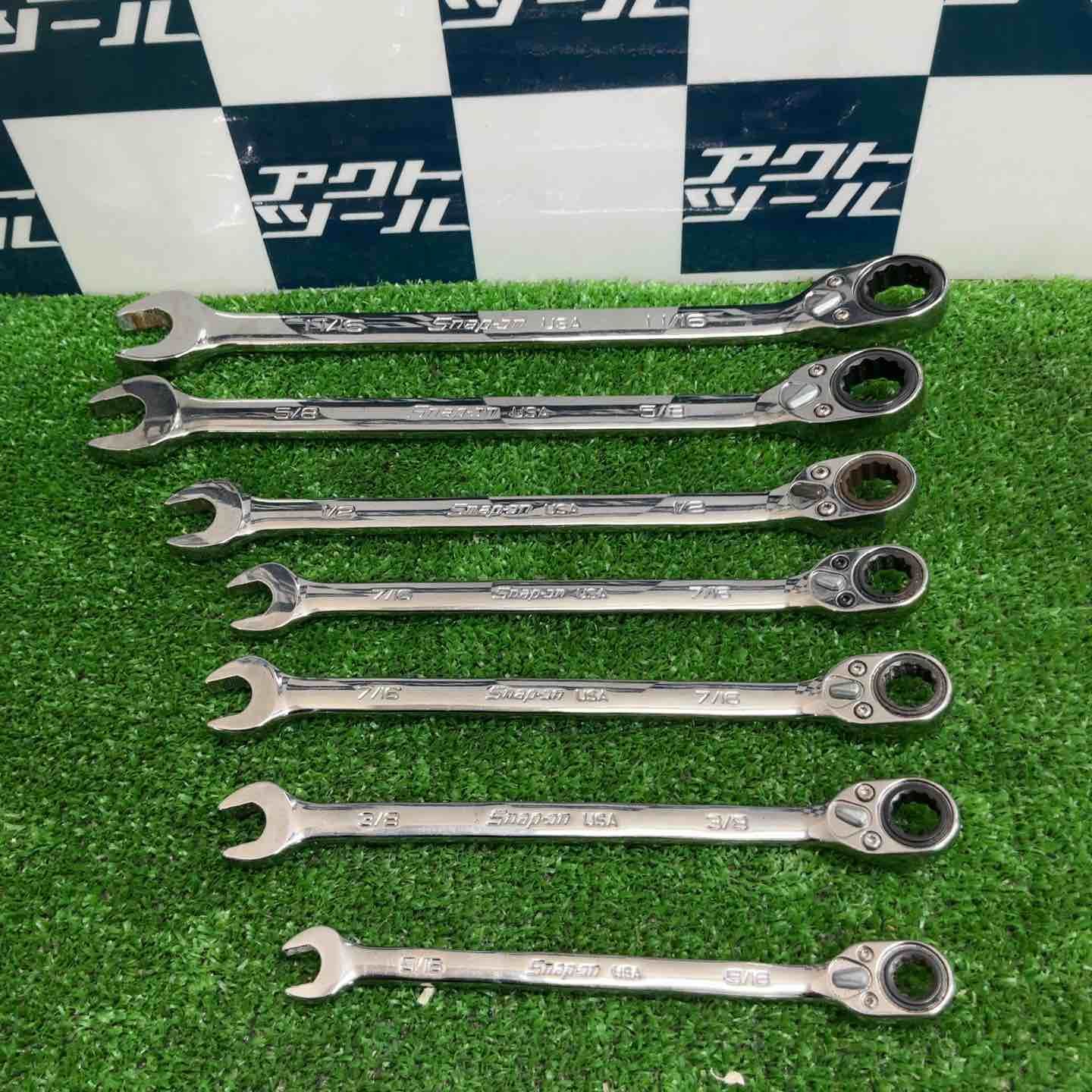 スナップオン(Snap-on) ラチェットコンビレンチ 7本セット SOXRR22A/20/16/14/14/12/10【草加店】