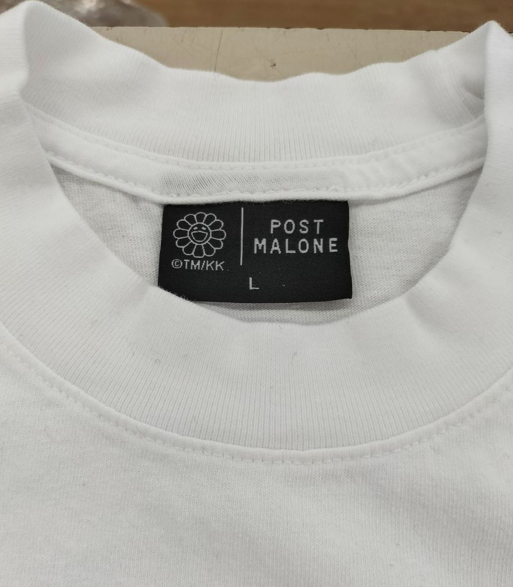 POST MALONE × 村上隆 TMKK Tシャツ ホワイト メンズ ポストマローン