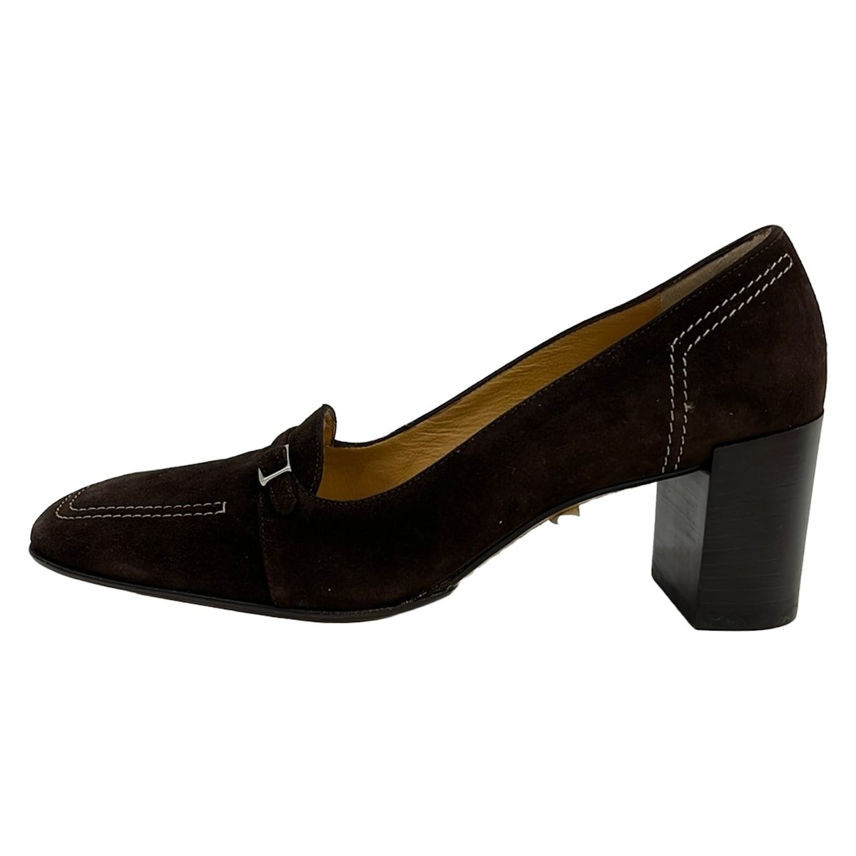 BALLY(バリー) パンプス US6 1/2 レディース - ダークブラウン - メルカリ