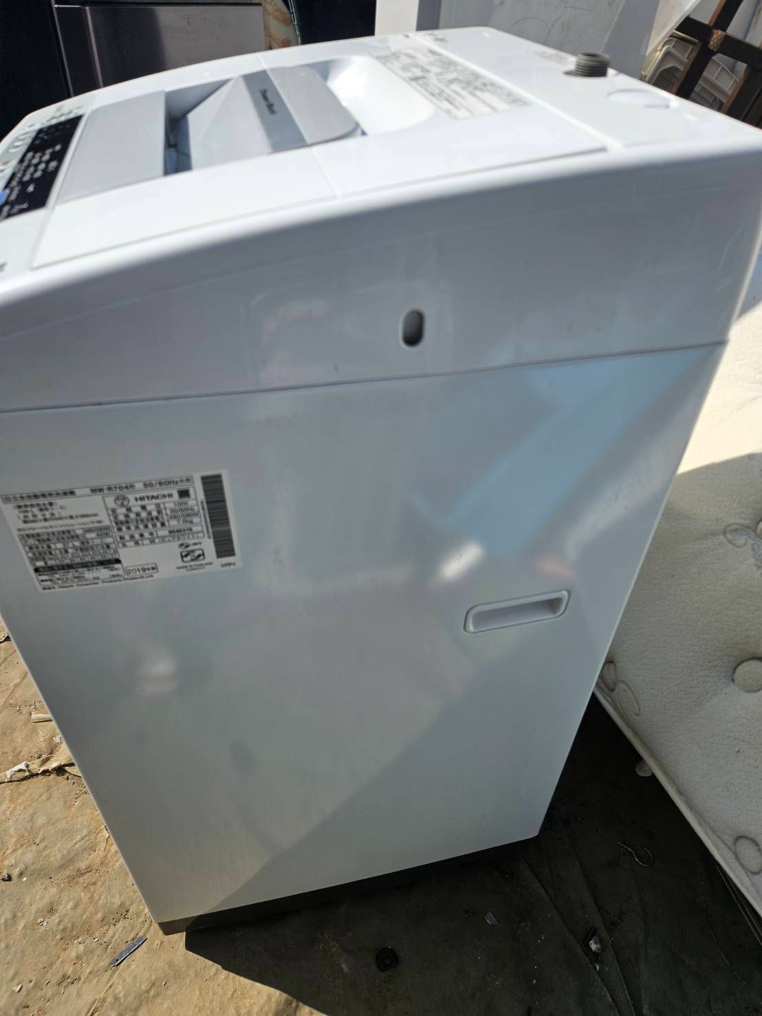 日立 全自動洗濯機7キロ NW-R704 2019年製 白い約束 - メルカリ 日立 全自動洗濯機7キロ NW-R704 2019年製 白い約束 - メルカリ