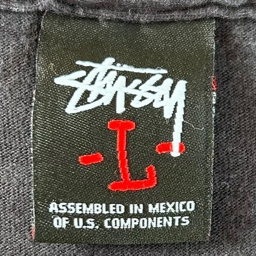 極希少】90s-00s OLD STUSSY Tシャツ スカル 3D 黒 L ステューシー 