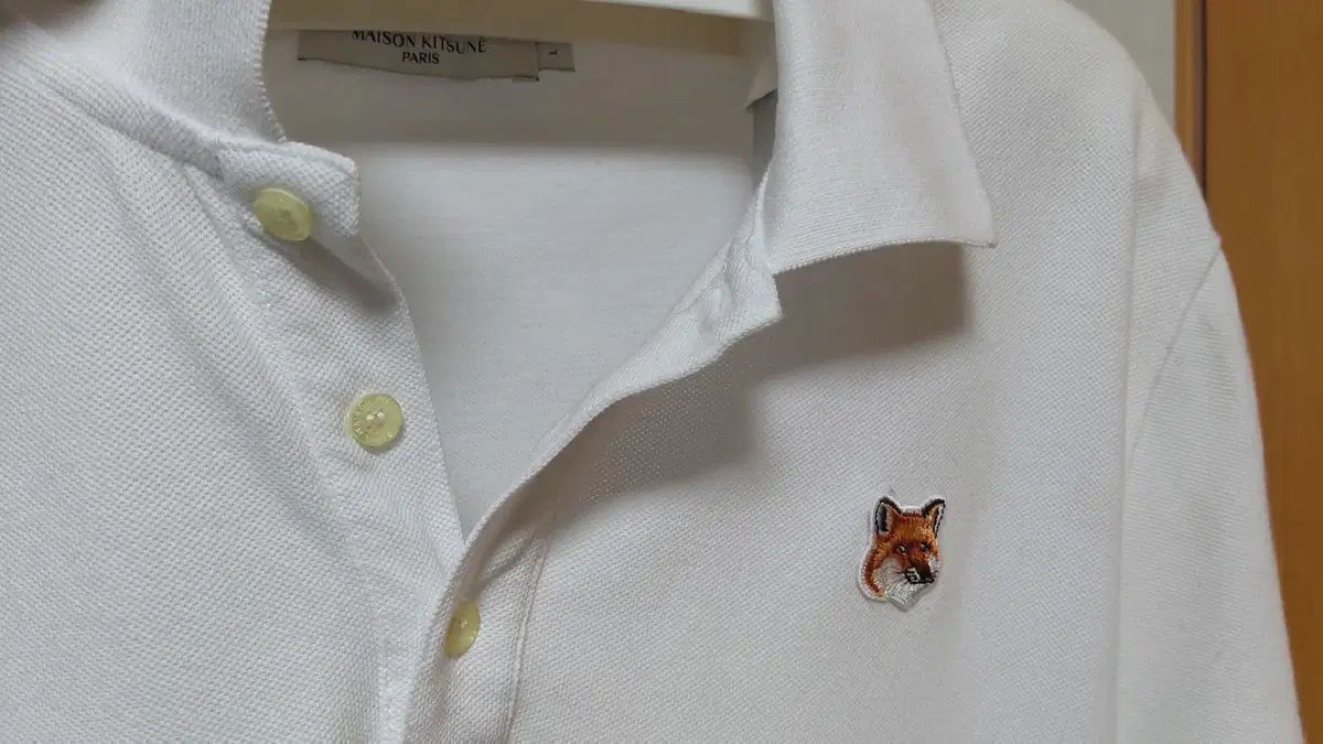 メゾンキツネ/ストレッチ半袖Tシャツ/正規品/メンズ105