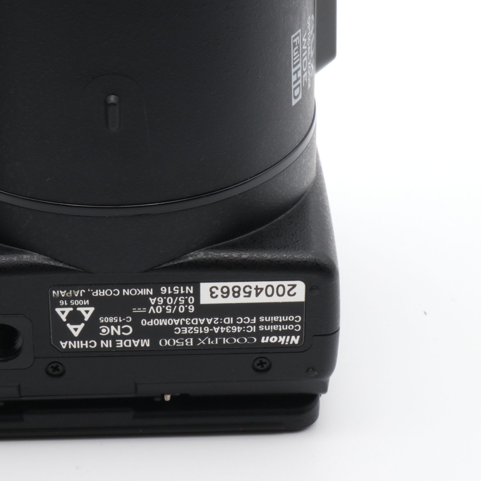 良品中古 COOLPIX B500 ブラック COOLPIX B 【中古】Nikon デジカメ B500 ブラック 1602万画素 本体のみ