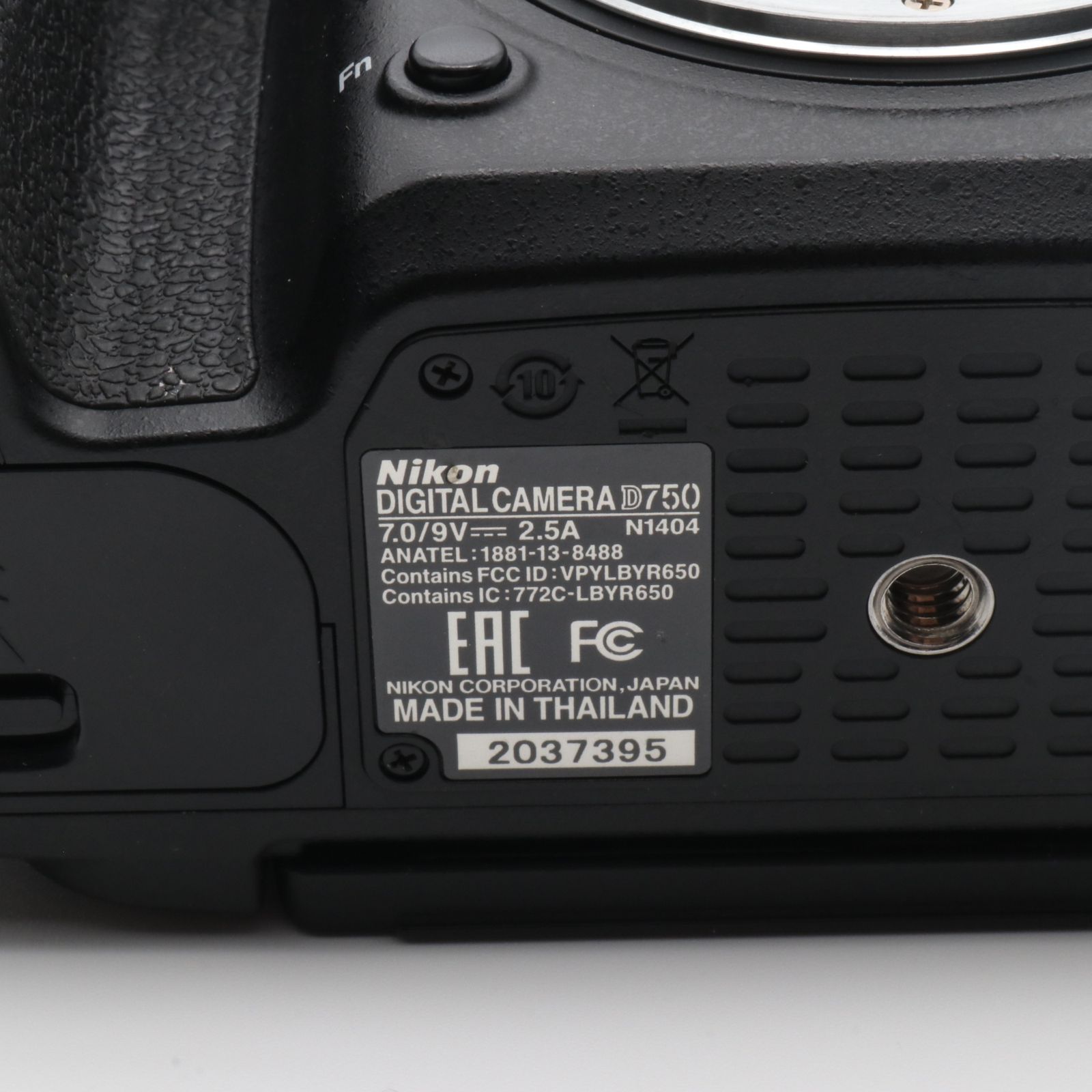 シャッター回数：16000回】Nikon D750 ボディ 一眼レフカメラ 〔NIKON