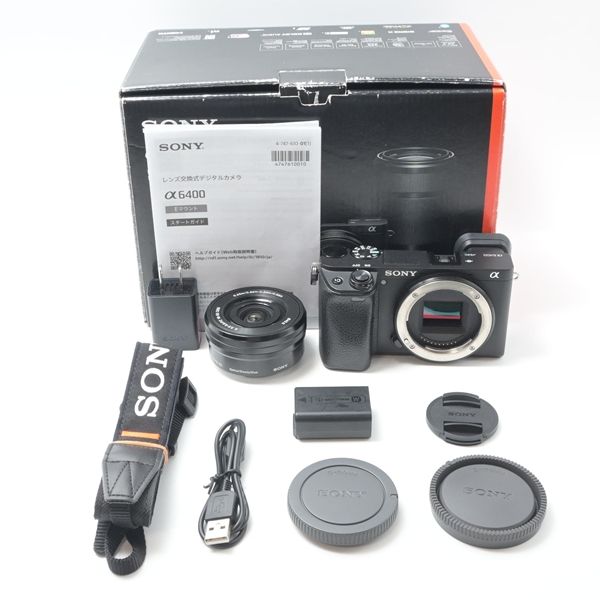 ソニー SONY α6400 パワーズームレンズキット ILCE-6400L B
