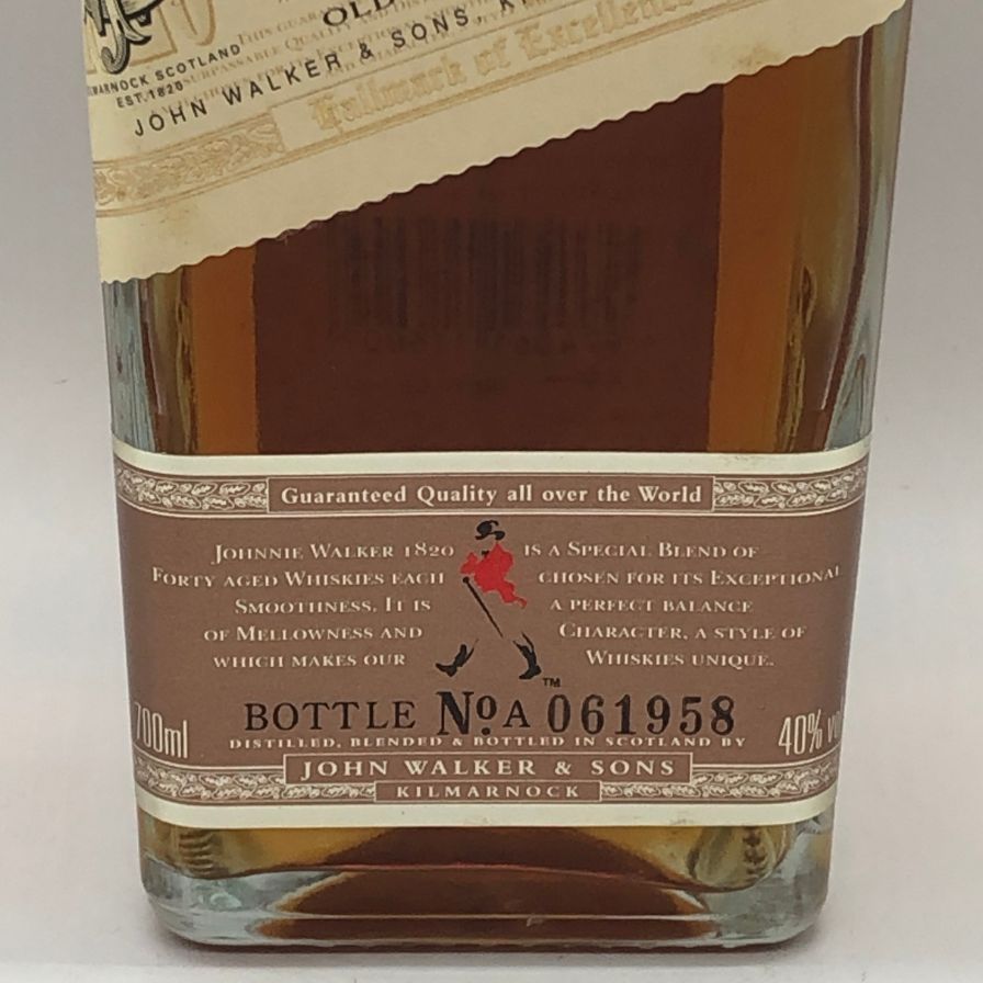 ジョニーウォーカー 1820 スペシャルブレンド 700ml 40%【未開栓