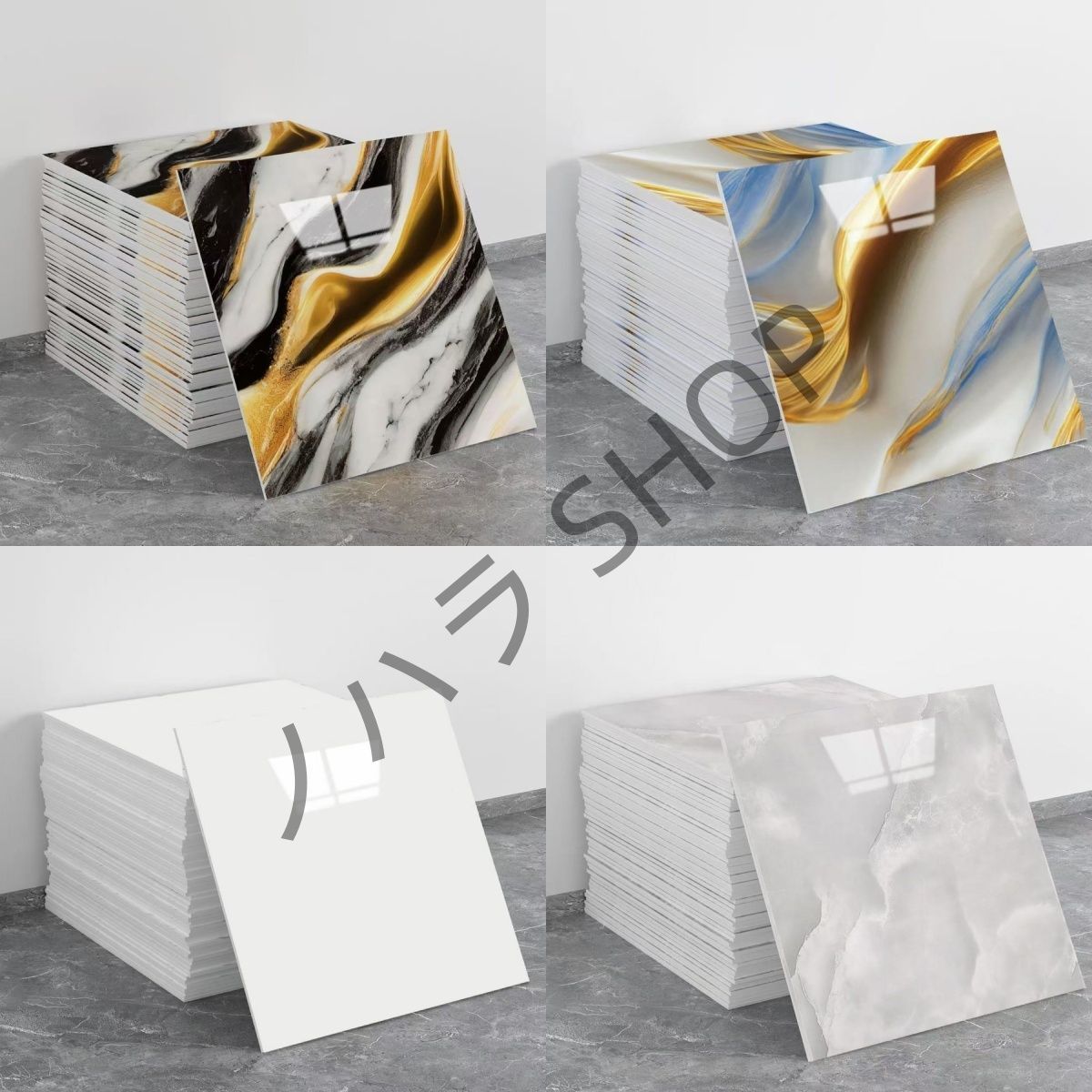 90枚/set 3D DIY 壁紙 シール 自接着 防水 防汚 防カビ 耐熱 タイル貼りシール キッチン、リビングルーム、寝室、多機能使用 30*30cm#色選択が可能##D010