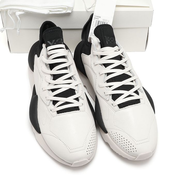 未使用 アディダス Y-3 コラボ スニーカー KAIWA 27.0cm オフホワイト 