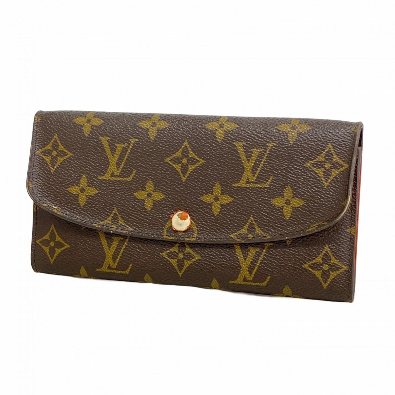ルイ・ヴィトン(Louis Vuitton) ルイ・ヴィトン 長財布 モノグラム ポルトフォイユ エミリー M62011 ブラウン サンライズレディース