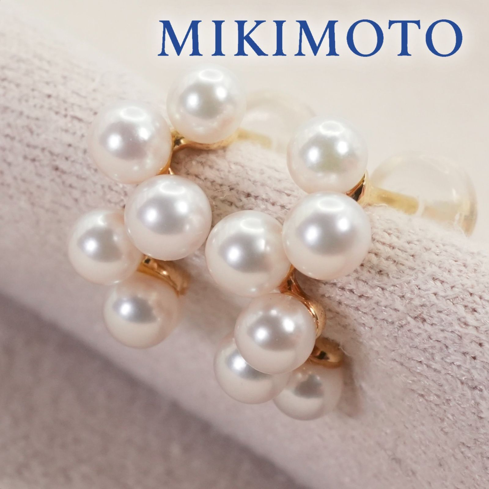 専用　Mikimoto アコヤ真珠　ベビーパール　フープピアス 18KWG 美品 ミキモト K18 ベビーパール ピアス フープ /26-0149 - メルカリ