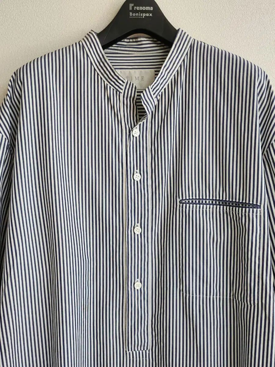TIME ストライプ シャツ (XL
