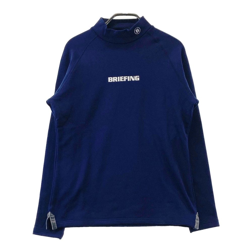 サイズ：M BRIEFING GOLF ブリーフィング 裏起毛 ハイネック 長袖Tシャツ ネイビー系 [240101693726] ゴルフウェア レディース ストスト