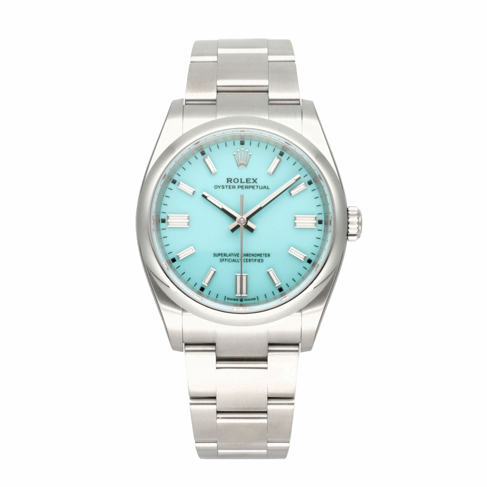 【新品】ロレックス 時計 オイスターパーペチュアル36 126000 ターコイズブルー 文字盤 自動巻き ROLEX