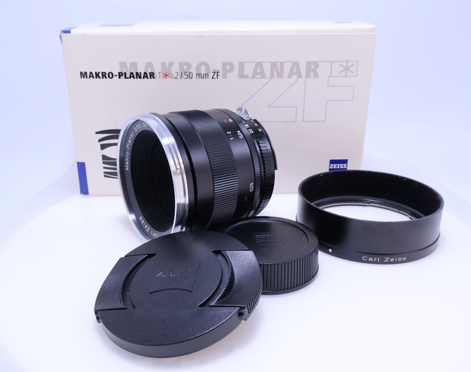 美品】ZEISS MAKRO-PLANAR T*2/50mm ZF ニコンFマウント 単焦点レンズ