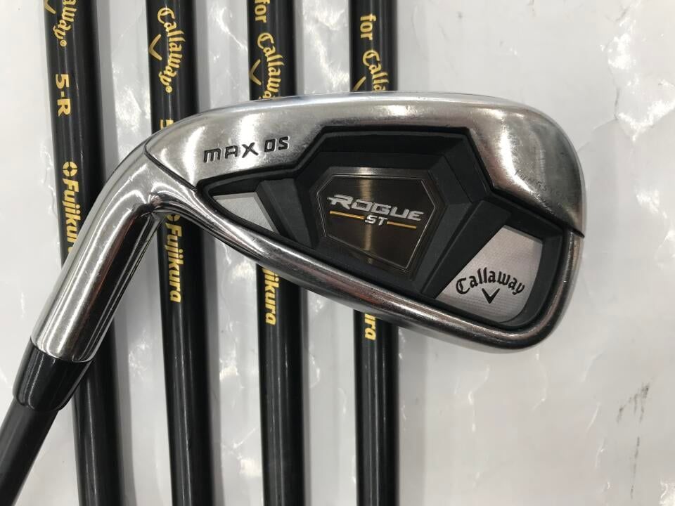 キャロウェイ　ROGUE ST MAX OS　VENTUS 5 for Callaway　Rフレックス　アイアンセット　中古　ゴルフドゥ！新居浜店【最短即日発送】