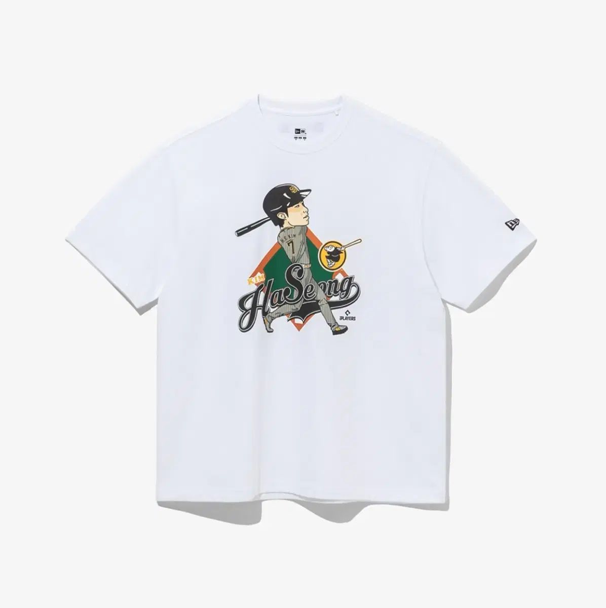 NEW ERA MLB サンディエゴ・パドレス キム・ハソン プレイヤー Tシャツ 白