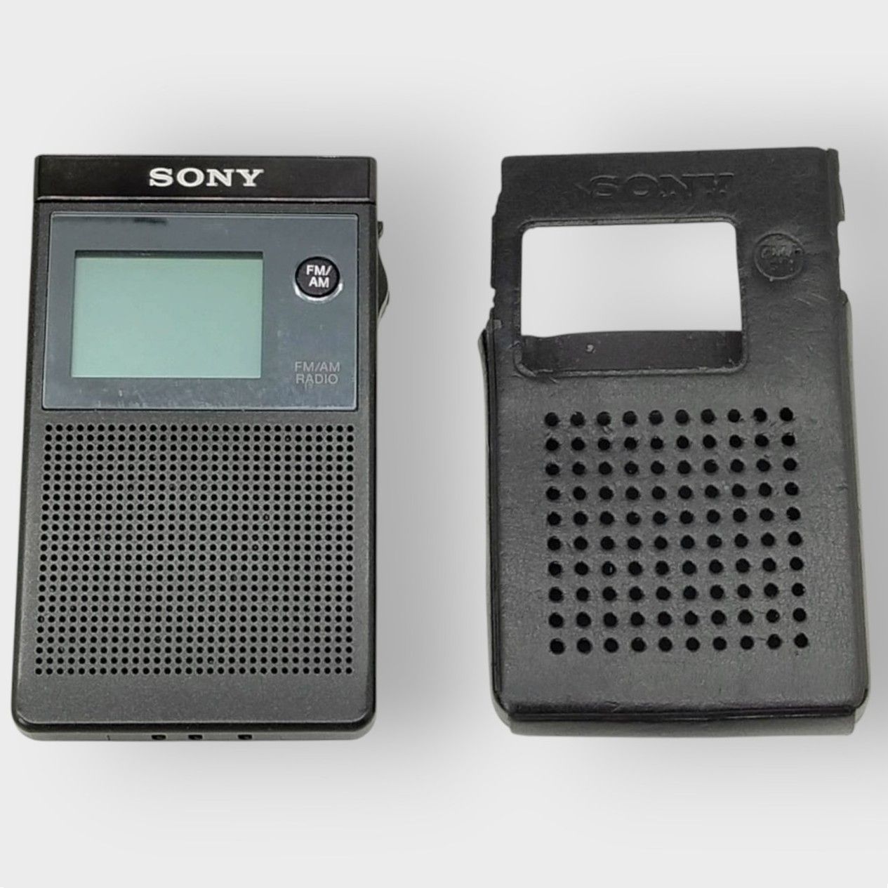 ソニー PLLシンセサイザーラジオ FM/AM/ワイドFM対応 片耳巻取り SRF