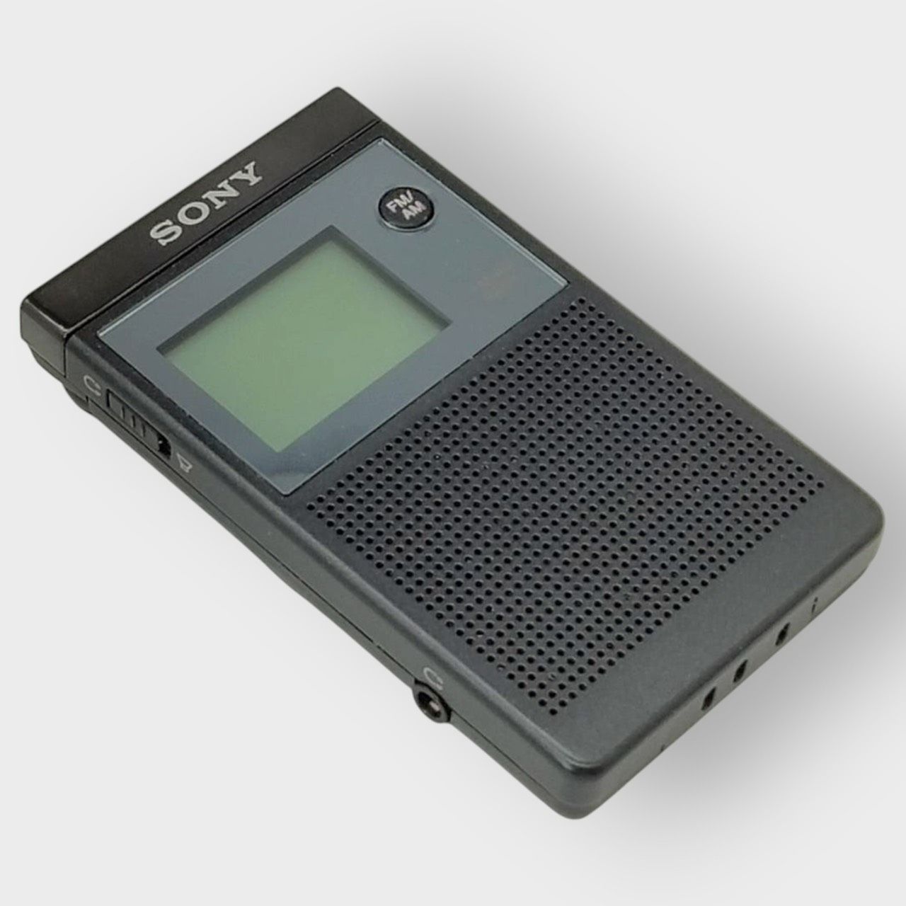 ソニー PLLシンセサイザーラジオ FM/AM/ワイドFM対応 片耳巻取り SRF