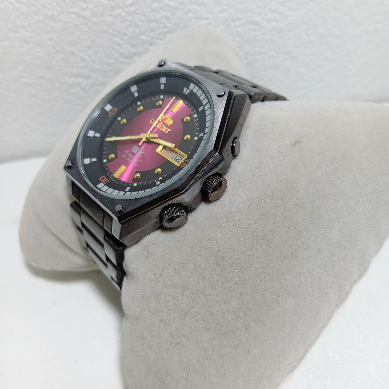 N オリエント Orient SK Crystal 21 Jewels 自動巻き腕時計 - メルカリ