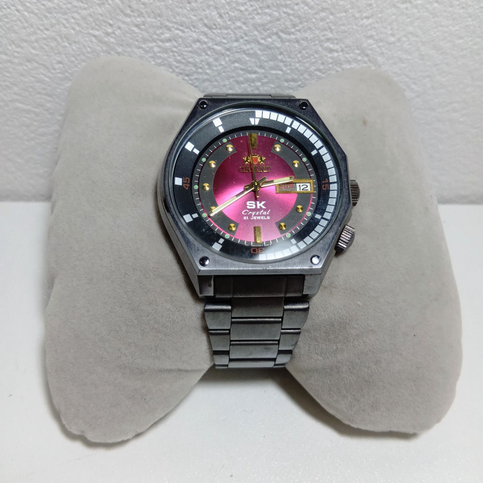 N オリエント Orient SK Crystal 21 Jewels 自動巻き腕時計 - メルカリ