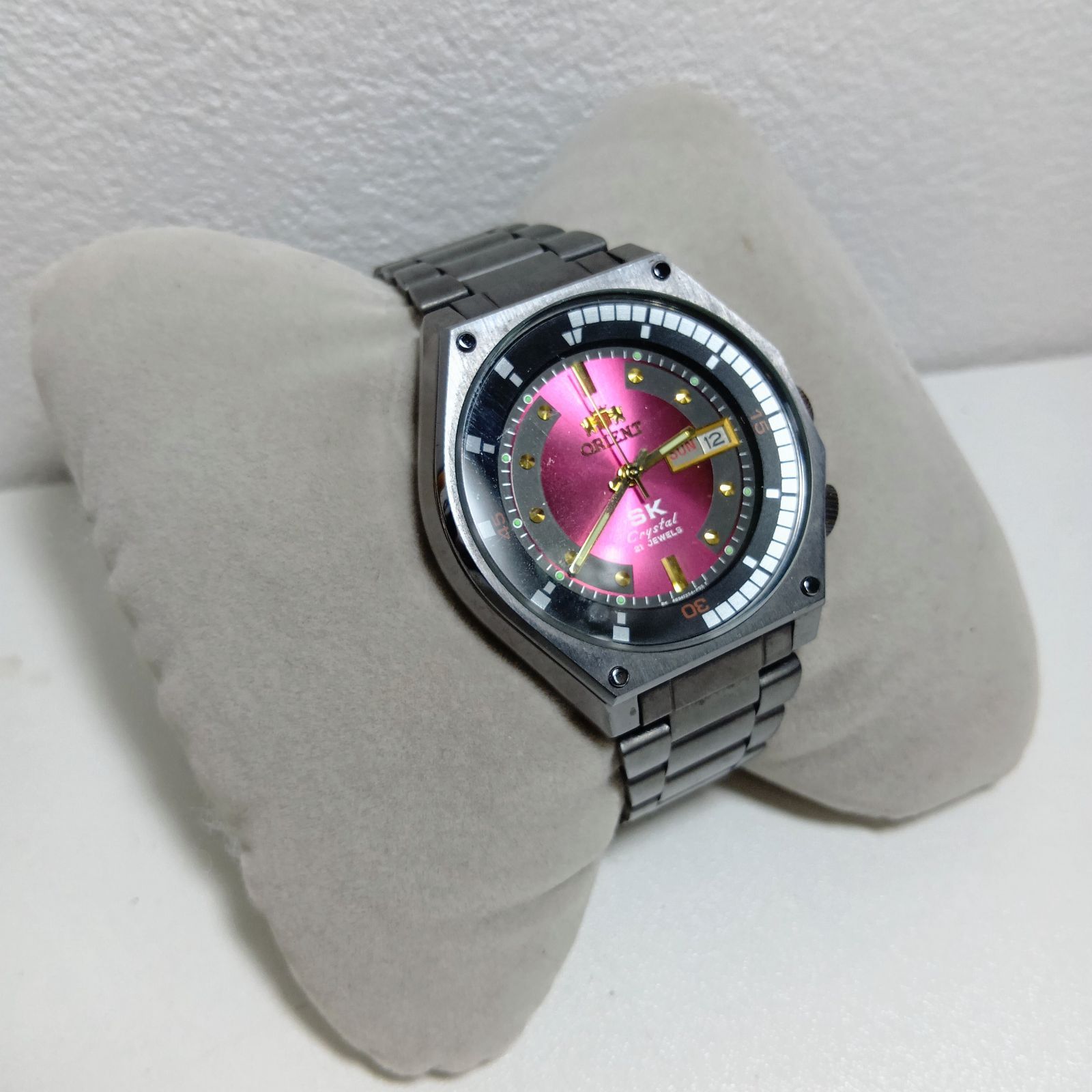 N オリエント Orient SK Crystal 21 Jewels 自動巻き腕時計 - メルカリ