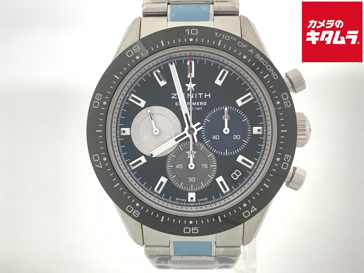 【中古】 【美品】 ゼニス クロノマスター スポーツ 03.3100.3600/21.M3100 ブラック ブラック系