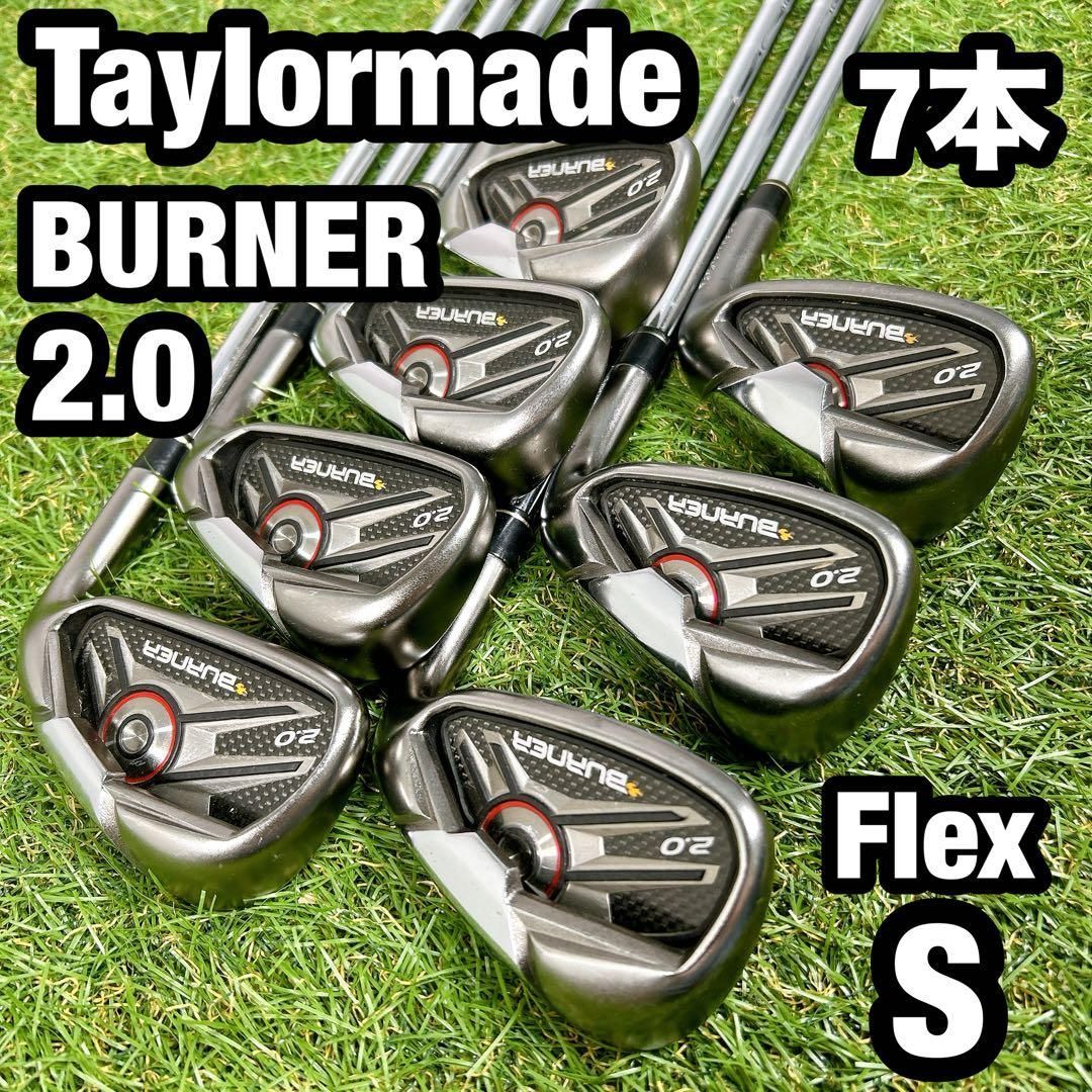 BURNER2.0 バーナー テーラーメイド ゴルフ アイアン メンズ 7本 S 