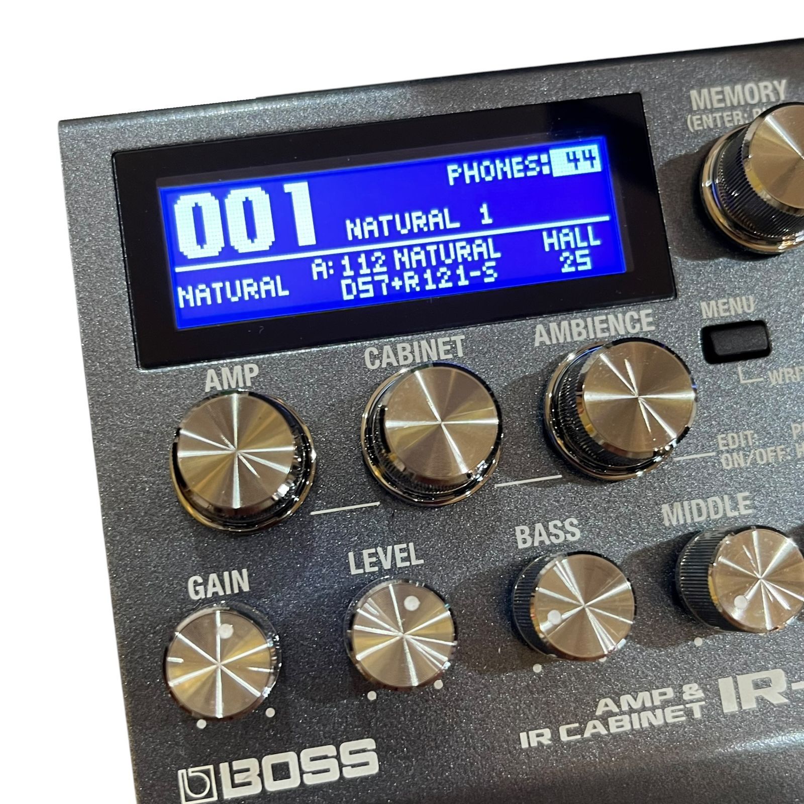 中古○ボス/BOSS○アンプキャビネット IR-200 AMP&CABINET PROCESSOR