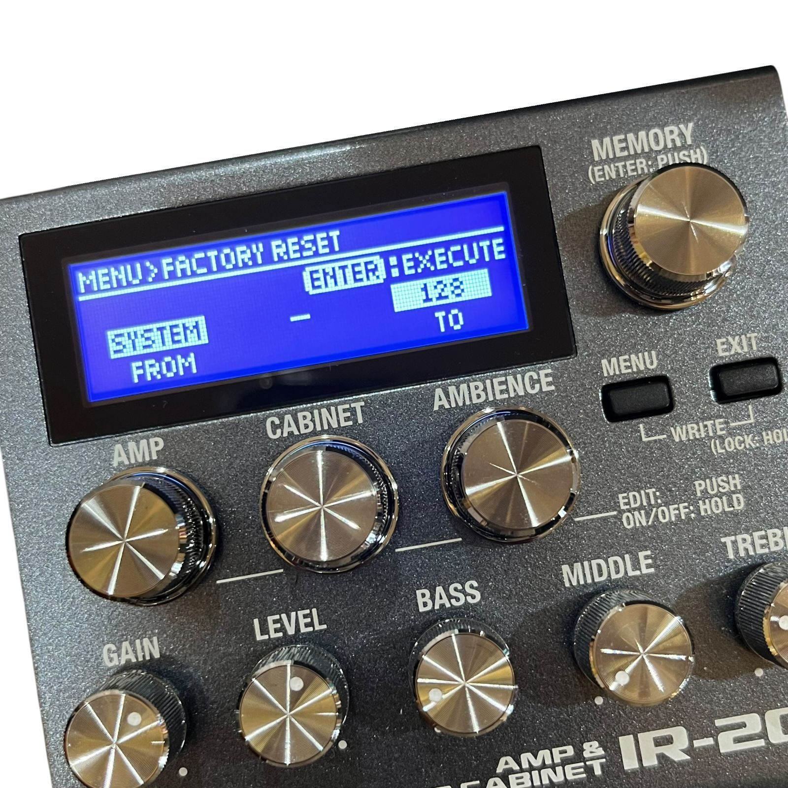 中古○ボス/BOSS○アンプキャビネット IR-200 AMP&CABINET PROCESSOR