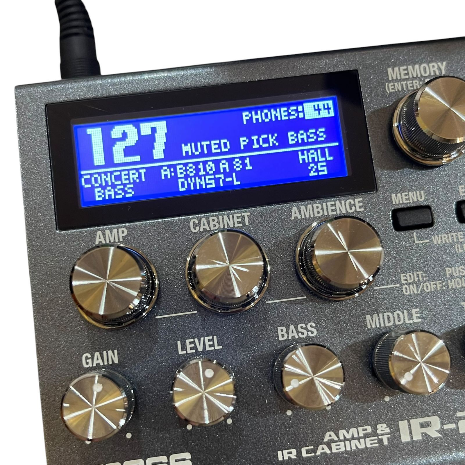 中古○ボス/BOSS○アンプキャビネット IR-200 AMP&CABINET PROCESSOR