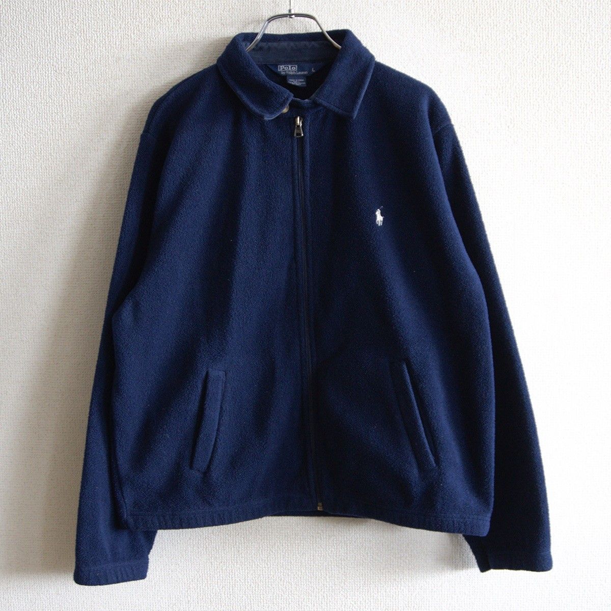90s】POLO RALPH LAUREN 【フリース スイングトップ ジャケット】L