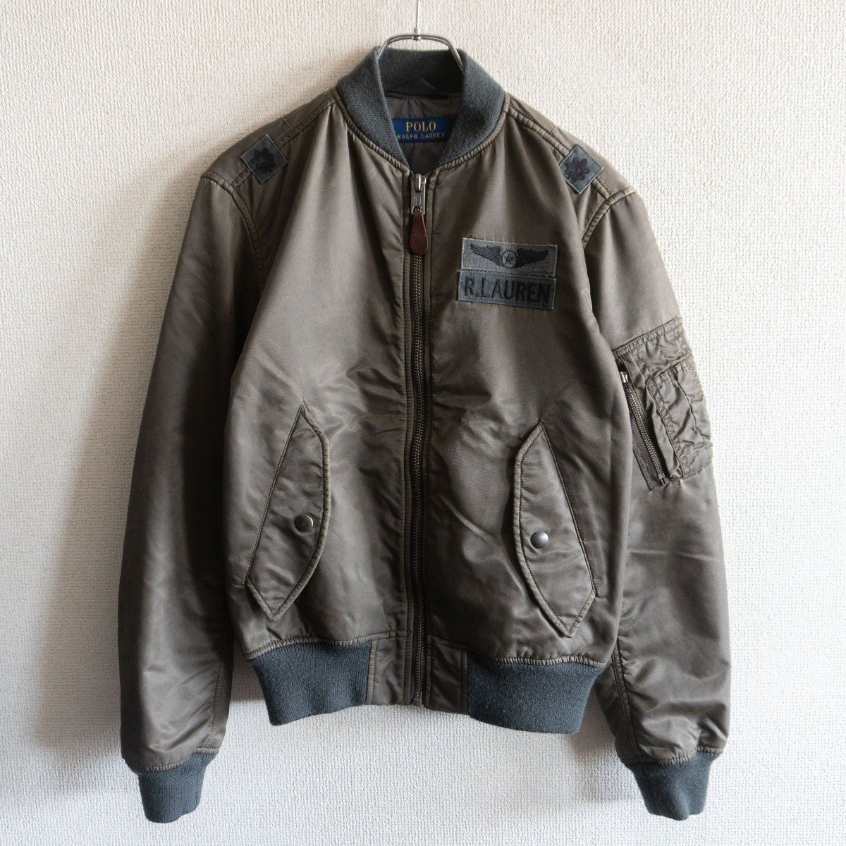 美品】POLO RALPH LAUREN 【MA-1 フライトジャケット】L ミリタリー