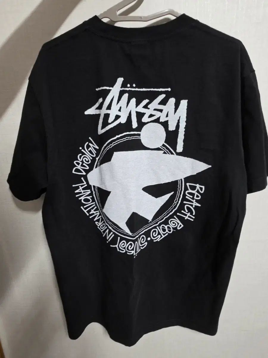 (L) STUSSY ステューシー ビーチトゥルート 半袖 ブラック