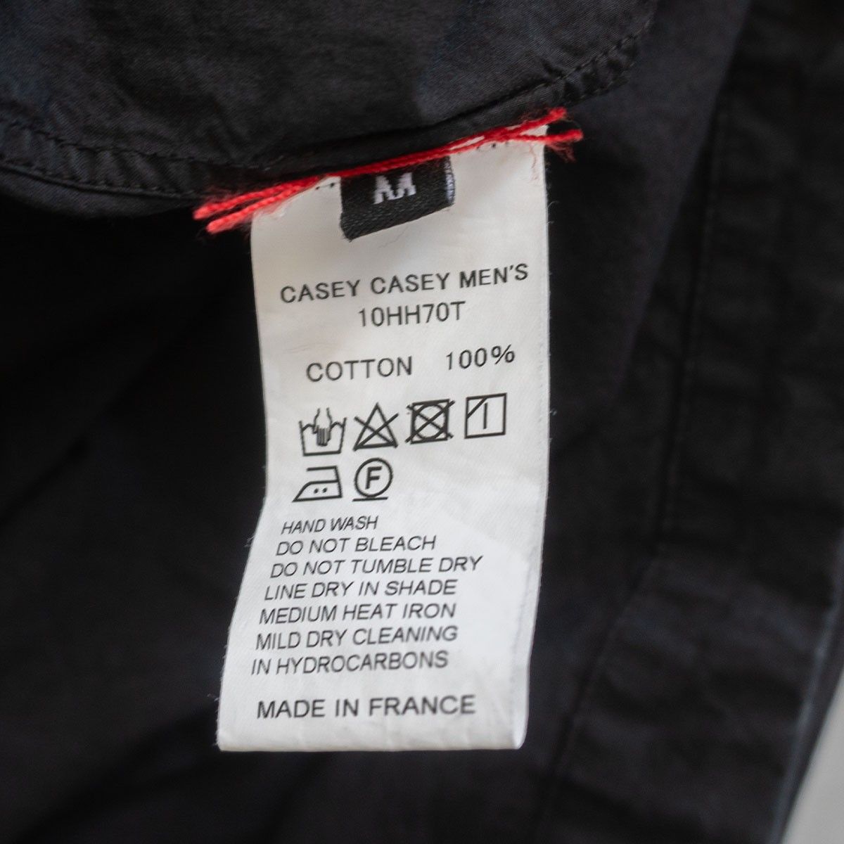 美品】 CASEY CASEY 【10HH70T/PAPER TOP】 M ペーパートップ Tシャツ