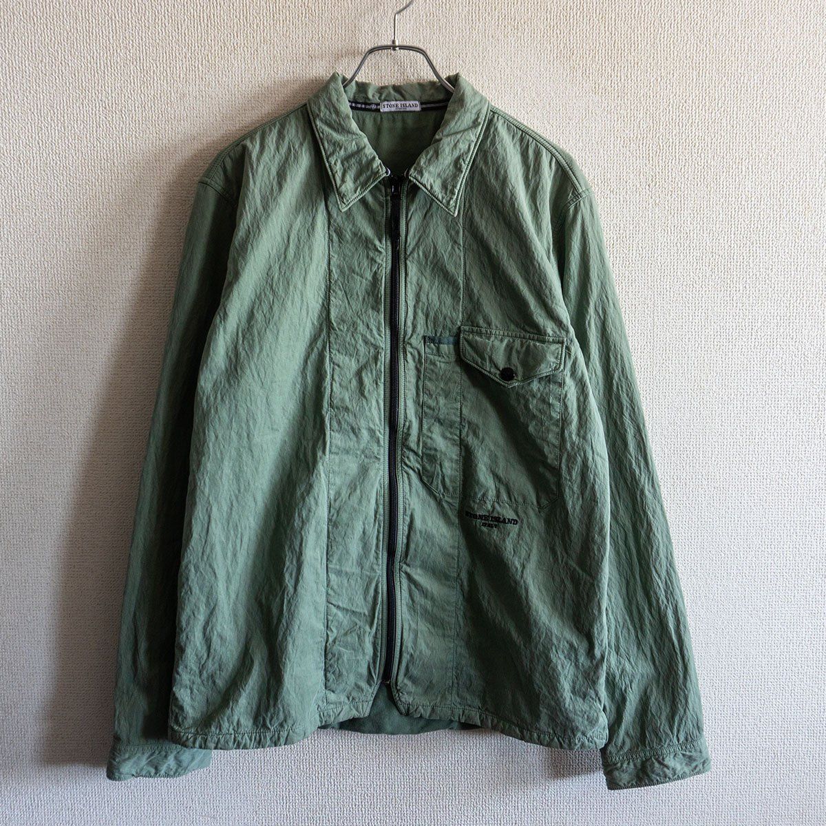 2005AW】STONE ISLAND【OVER SHIRTS】L オーバーシャツ ジャケット 