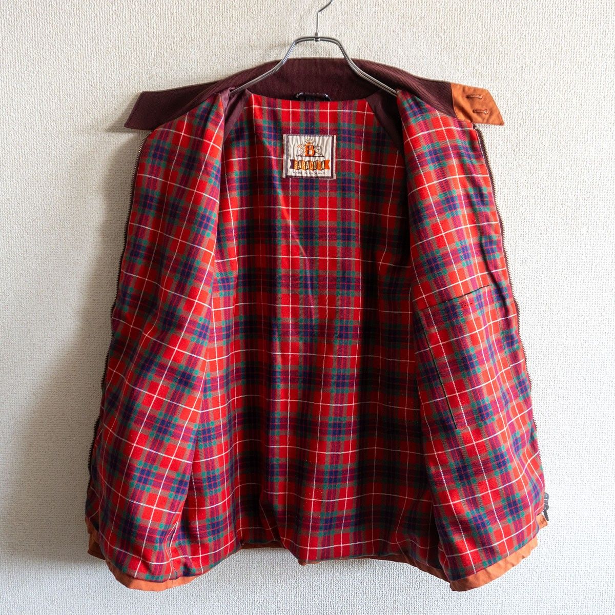 BARACUTA G4 ドライビングコート　イングランド製 サイズ42 雰囲気抜群】 BARACUTA 【G4 スウィングトップ ドライビングコート】42