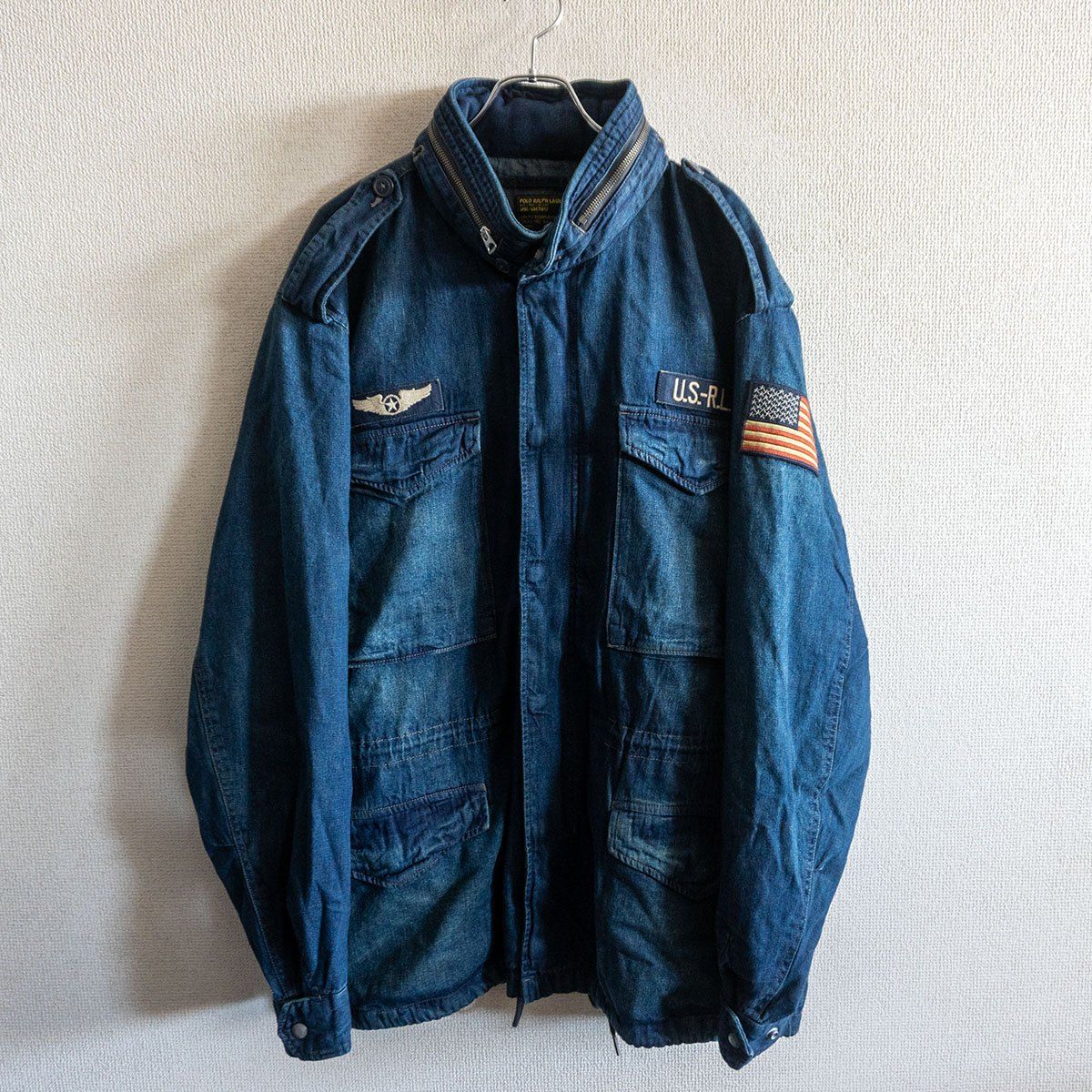 美品】POLO RALPH LAUREN 【デニム M-65 フィールド ジャケット】XXL 