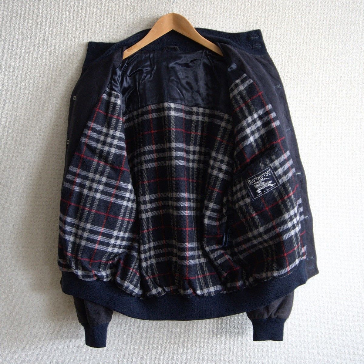 80S】 BURBERRYS 【スウェード バルスター ジャケット】レザー 80S】 BURBERRYS 【スウェード バルスター ジャケット】レザー