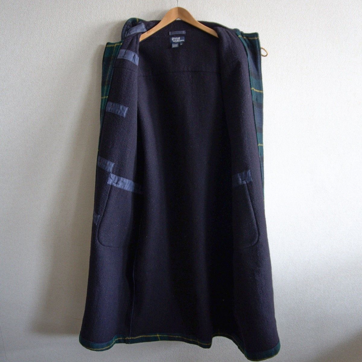 希少/アメリカ製】POLO RALPH LAUREN【チェック柄 ダッフルコート】 S