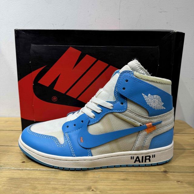 OFF-WHITE NIKE AIR JORDAN 1 RETRO HIGH OG UNC 26.5cm AQ0818-148 