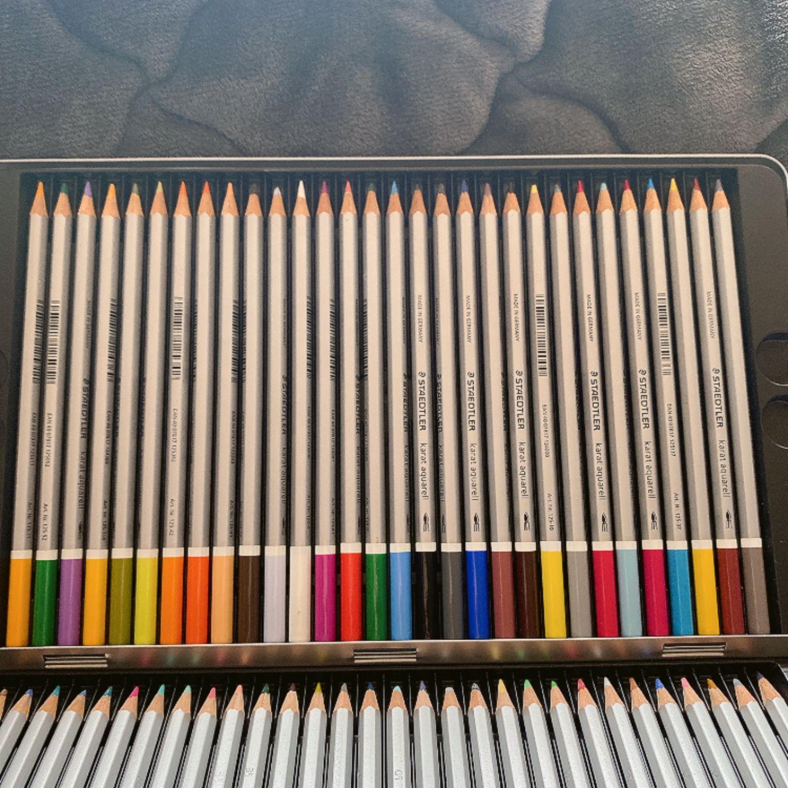 HNT1 STAEDTLER karat aquarell workshop 水彩色鉛筆 60色セット